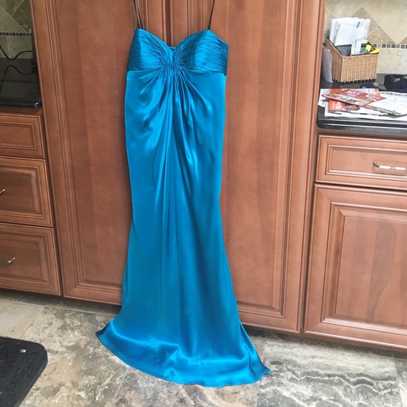 Blue prom dress