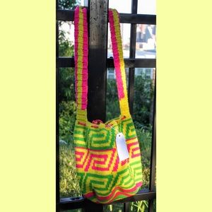 Shoulder bag hand-woven in Colombia (Boho style)