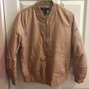 Tan bomber jacket