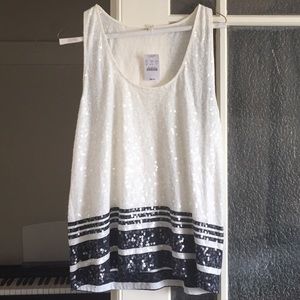 J. Crew New Sequined Top