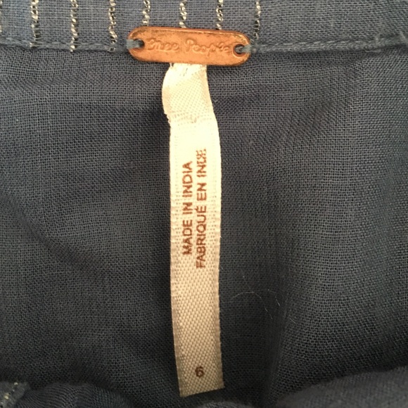 Flowy blue skirt from free people. - Picture 3 of 3