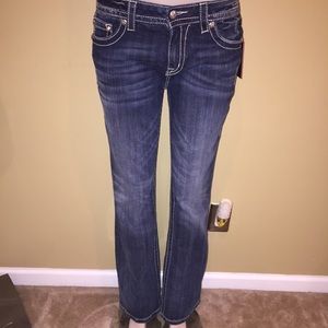 NWT Women Miss Me Bootcut jeans sz 32 inseam 32"