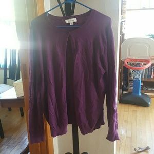 Merona XXL purple cardigan