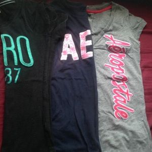 Bundle of earopostale shirts