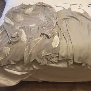 Feather tunic w/ slip