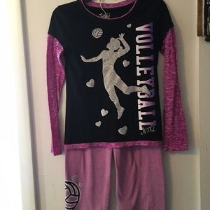Girls size 14 volleyball outfit