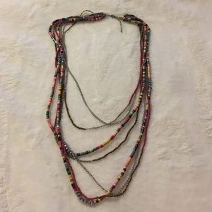 Fashion jewelry multicolored necklace