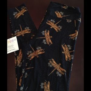 Lularoe TC Dragonflies NWT Unicorn Tall Curvy