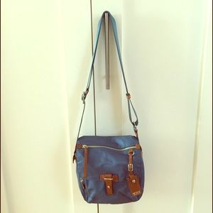 TUMI Crossbody Handbag Nylon & Leather