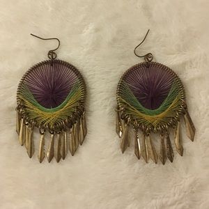 Fashion dream catcher earrings