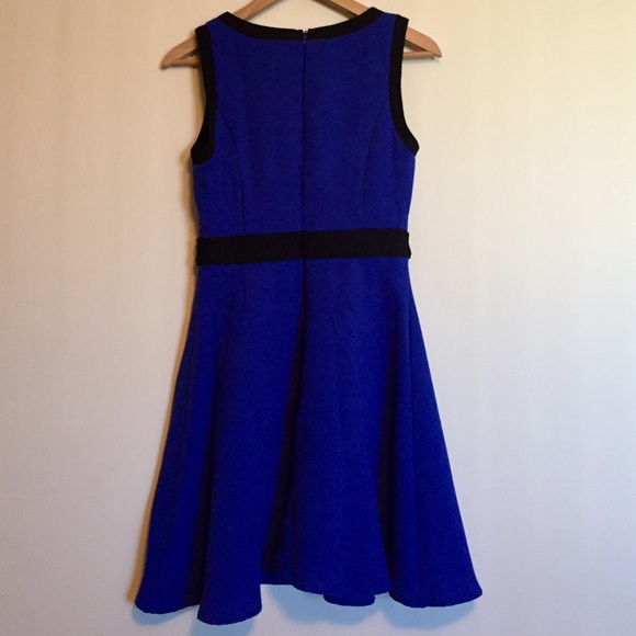 [sold] Cobalt blue fit and flare dress - Picture 3 of 3