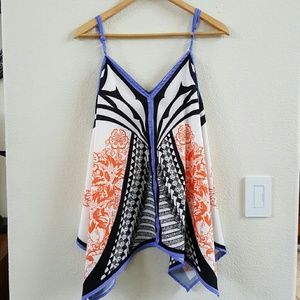 Jealous tomato flowy top