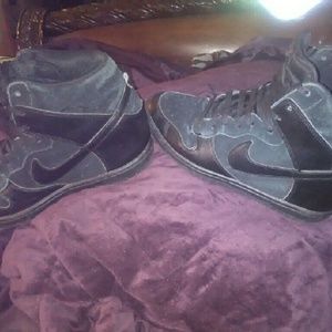 Black Nike Air Wedge's ~