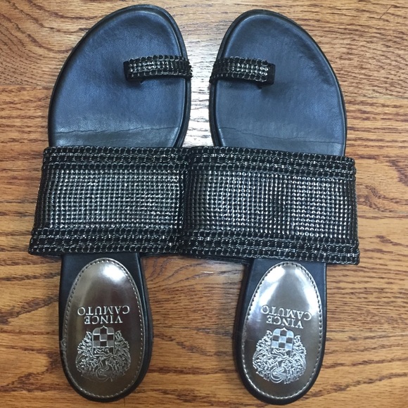 Sandales Femme Vince Camuto à Talons - En Cuir - Couleurs Métalliques - Tailles 8 Et 9 - Neuf Avec Emballage D'origine