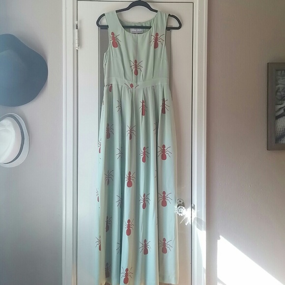 Charlotte Taylor Anthropologie Fire Ants Dress, 6