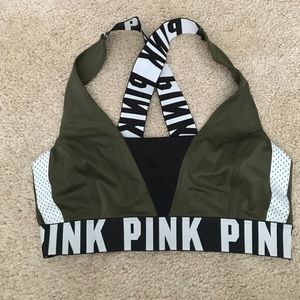 Very cute olive green sports bra. Never worn