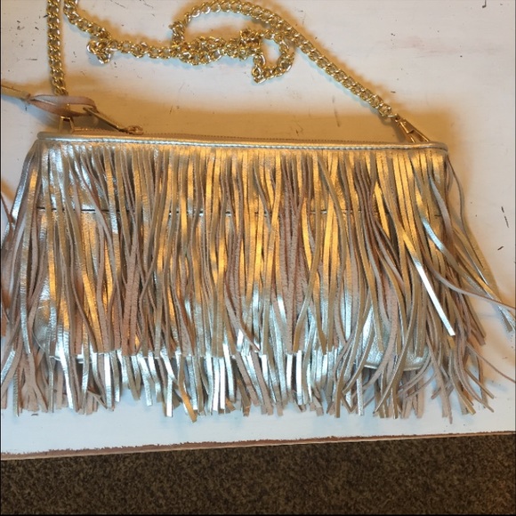 Rebecca minkoff gold tassel purse - Picture 3 of 4