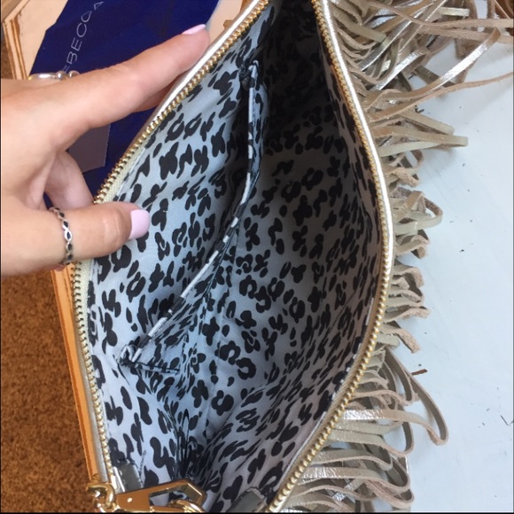 Rebecca minkoff gold tassel purse - Picture 4 of 4