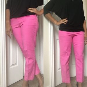 Bright pink pants