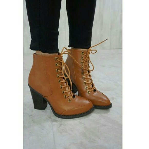 Lace Up Booties - Picture 2 of 4