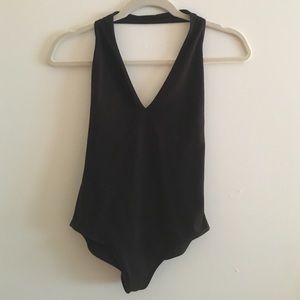 Black American Apparel Leotard