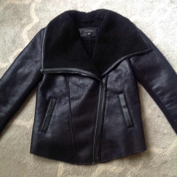 MORE PHOTOS: Ann Taylor Faux Leather Jacket - Picture 4 of 4