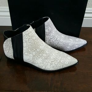 L.A.M.B. leather booties