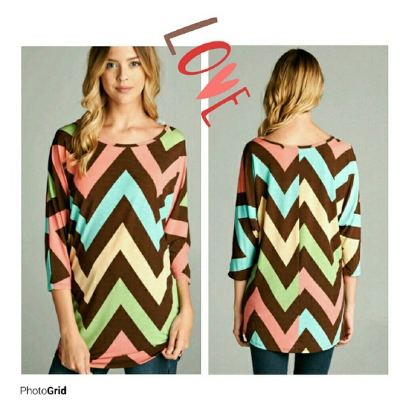 CHEVRON TOP - Picture 3 of 4