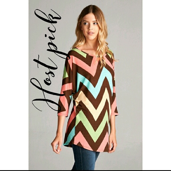 CHEVRON TOP - Picture 2 of 4