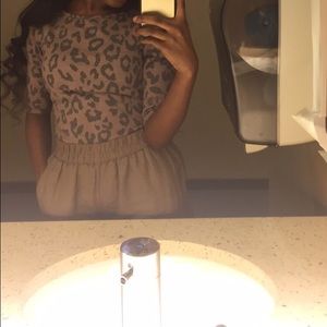 Cheetah Print Shirt.