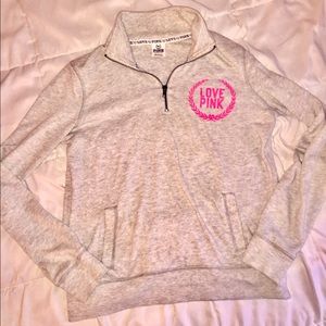 PINK Victoria's Secret half zip