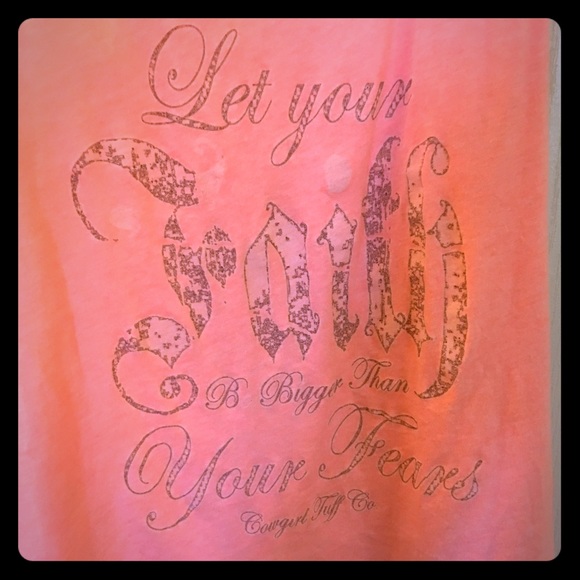 Cowgirl tuff high low tank