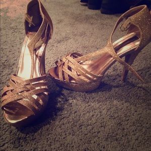 Gold heels