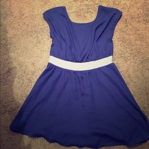 Navy blue dress