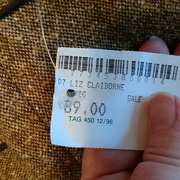 NWT - Brown Liz Claiborne size 12 skirt - Picture 3 of 4