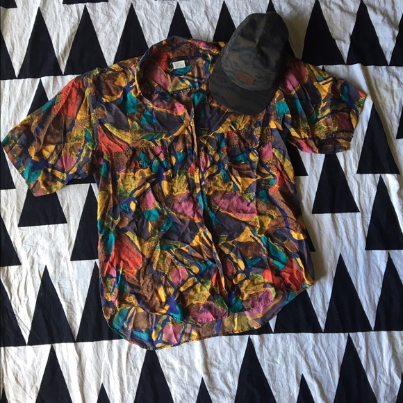 Vintage Men's Silk Shirt