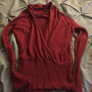 BCBG MazAzria red sweater