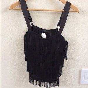 Fringe tank top