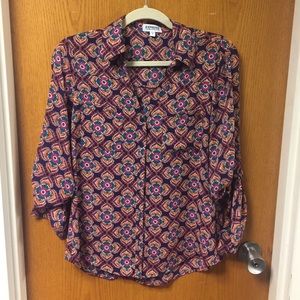 Express Button down Top
