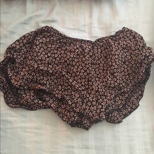 Brandy Melville Flower Shorts