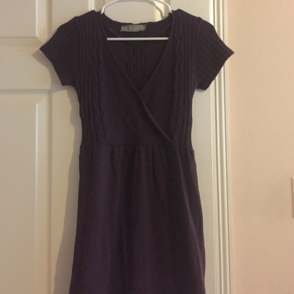 Zara Dark purple sweater dress