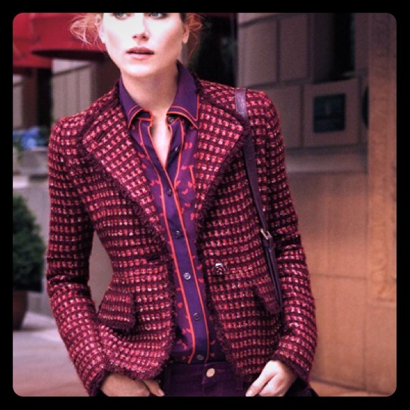 Tory burch victory tweed jacket