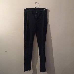 Black high waisted jeans