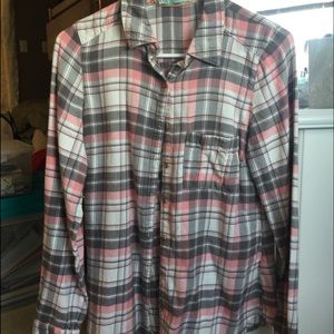 Pink & grey Maurice's flannel