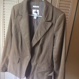 Tan corduroy jacket. Size S Old Navy