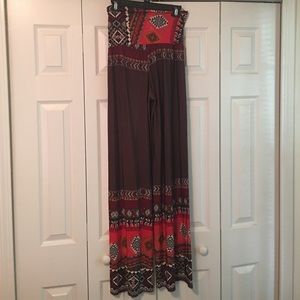 Colorful palazzo pants!