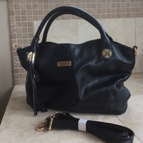 Brand new crushed leather Onna Ehrlich hangbag