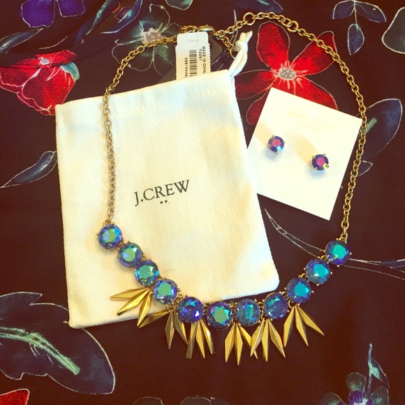 J. Crew Jewelry - ❗️SALE❗️🎉HP🎉 🆕 BNWT Blue J. Crew Statement Neck