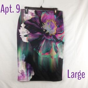 Apt. 9 Floral Skirt