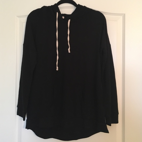 Black Hooded Sweatshirt